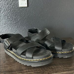 Dr. Martens Black Sandals